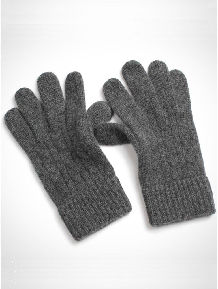 Super Soft Kashmir Cable Knit Gloves